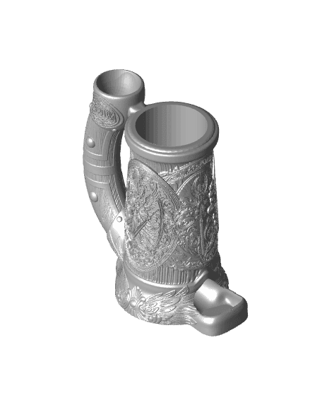 Valkyrie 12and 16oz Can Cozy Dice Tower 3d model