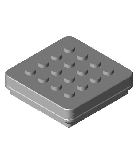 Gridfinity Lego Minifig Stand 3d model