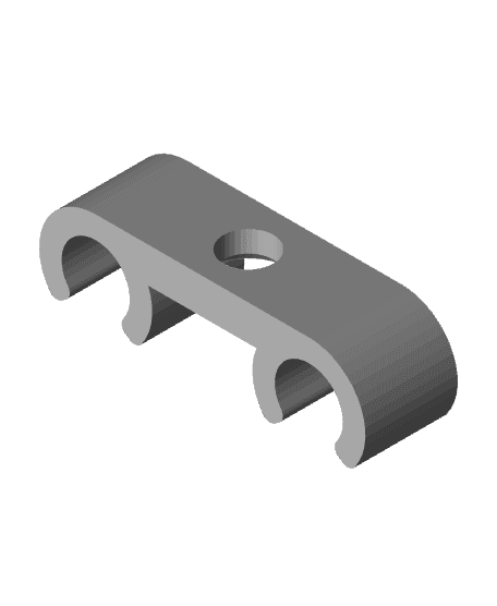 Ethernet Cable Mounting Clip 3d model