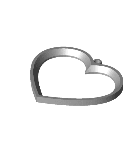 Heart Valentine's Day Keychain.stl 3d model