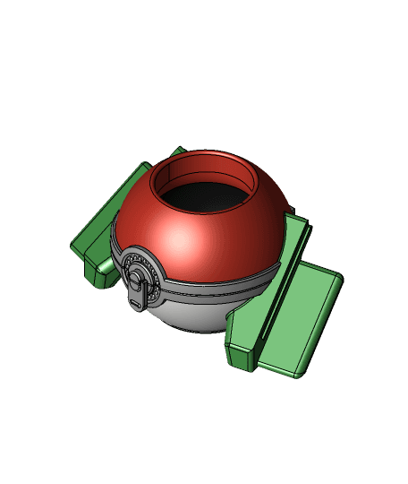 Arceus Ancient Pokeball JoyCon Grip Can Cup 3d model