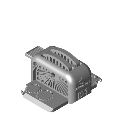 Clockspring3D Torture Toaster 3d model