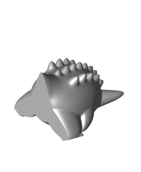 Gengar (Easy Print No Supports) 3d model