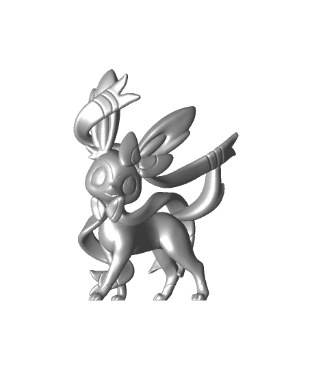 Sylveon - Pokemon - Fan Art 3d model