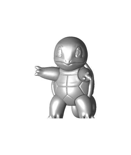 Squirtle - Pokemon - Fan Art 3d model