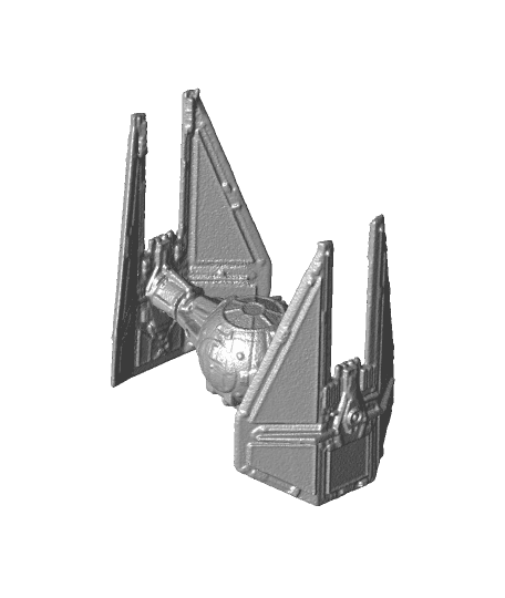Star wars tie interceptor（generated by revopoint POP 2） 3d model
