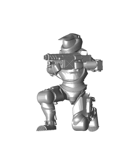 Space Soldier 3d model