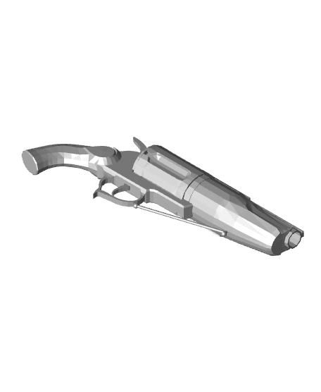 Ghoul Revolver v4.stl 3d model