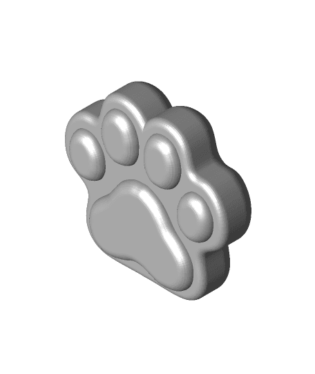 Cat Paw (Keychain).stl 3d model