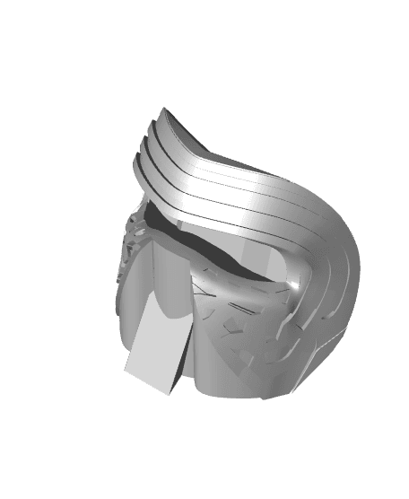 Helmet - Silver Part.STL 3d model