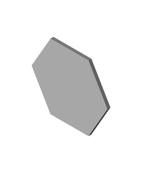 Hexagon ring base.stl 3d model