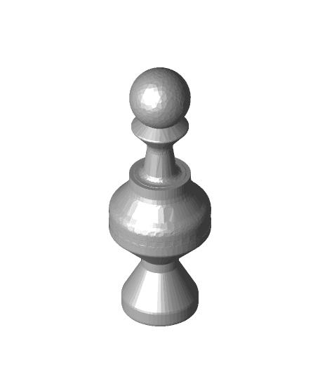 Pawn on Pedestal.stl 3d model