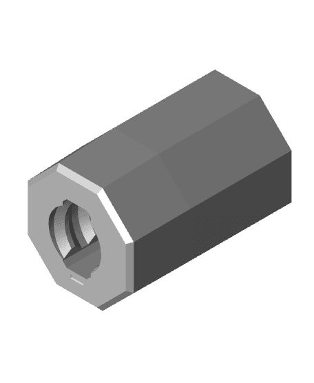 Small Thread Push Fit Adapter-20mm.stl 3d model