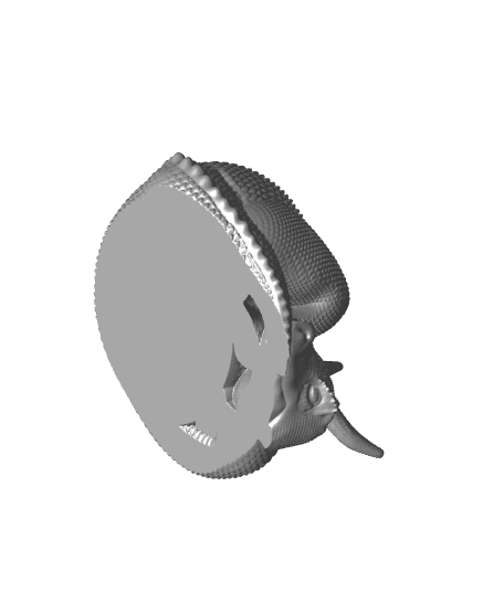Dragon Candy Bowl (Single Color File).stl 3d model